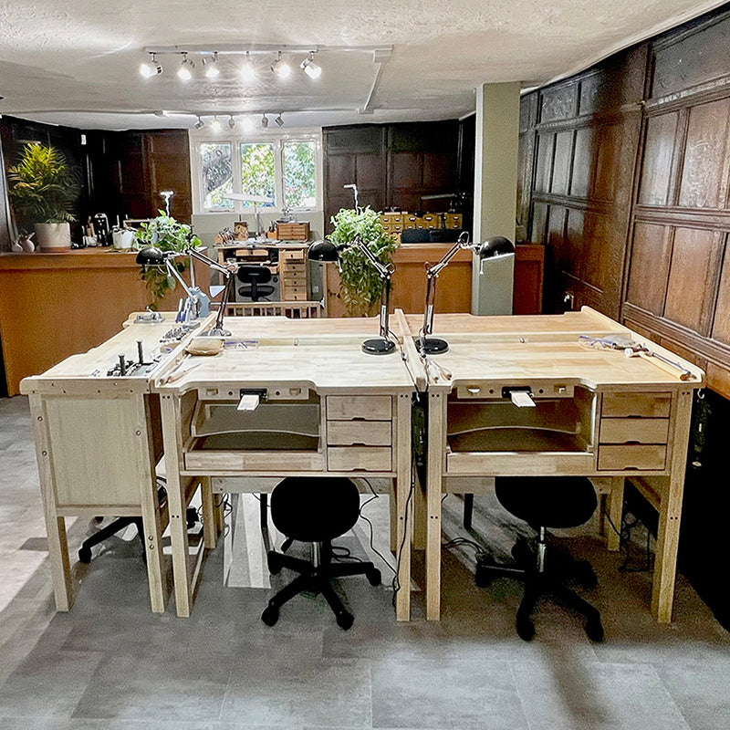 Jewellery workbenches and workshop - make your own wedding rings