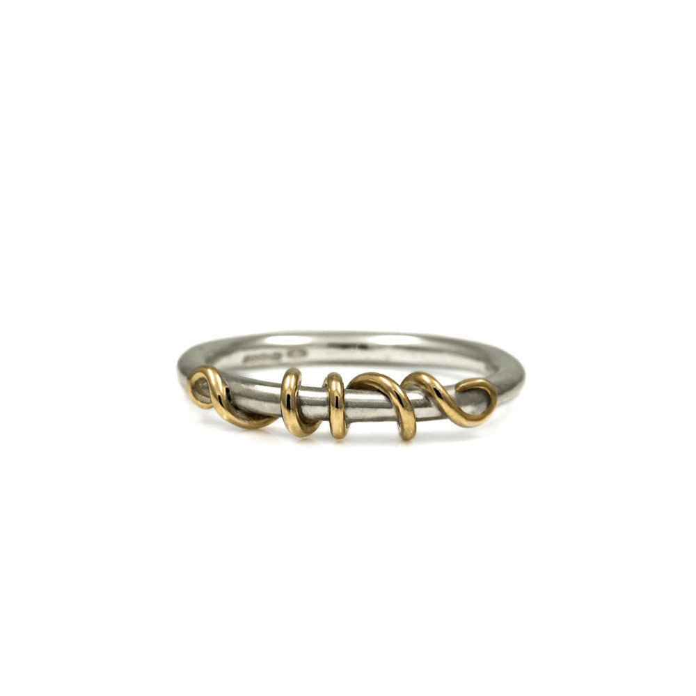 Tendril ring - gold - READY TO WEAR