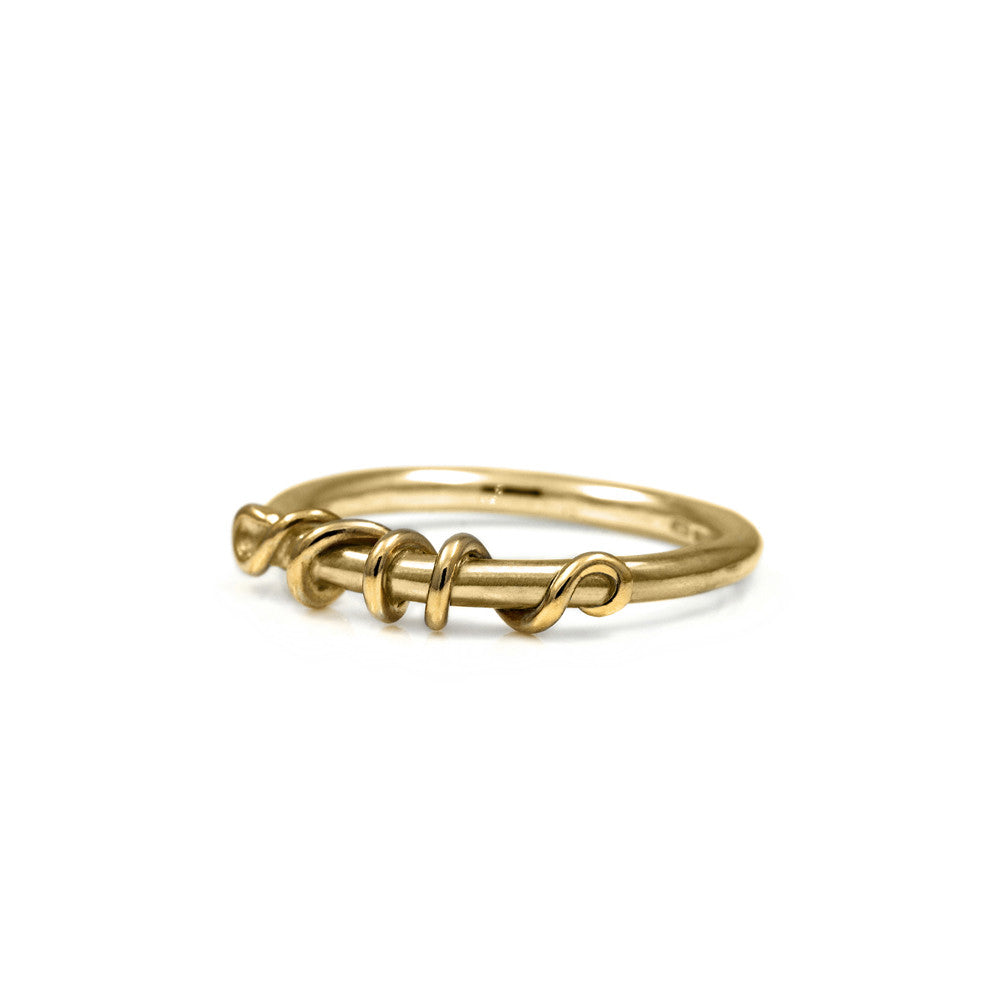 Tendril ring - gold