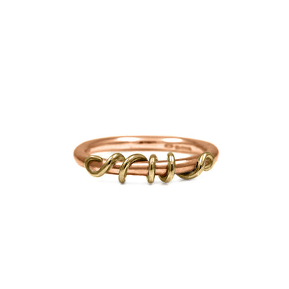 Tendril ring - gold - READY TO WEAR