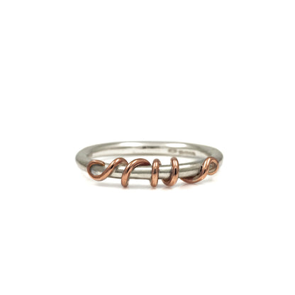 Tendril ring - gold - READY TO WEAR