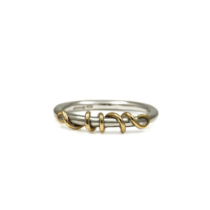 Tendril ring - gold - READY TO WEAR