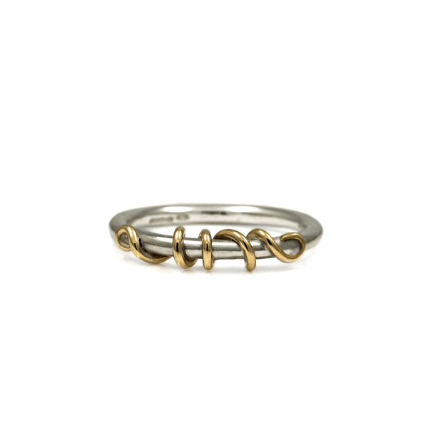Tendril ring in 9ct gold - READY TO WEAR