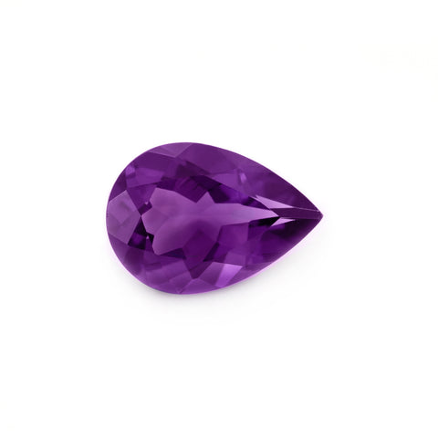 Amethyst pear facet