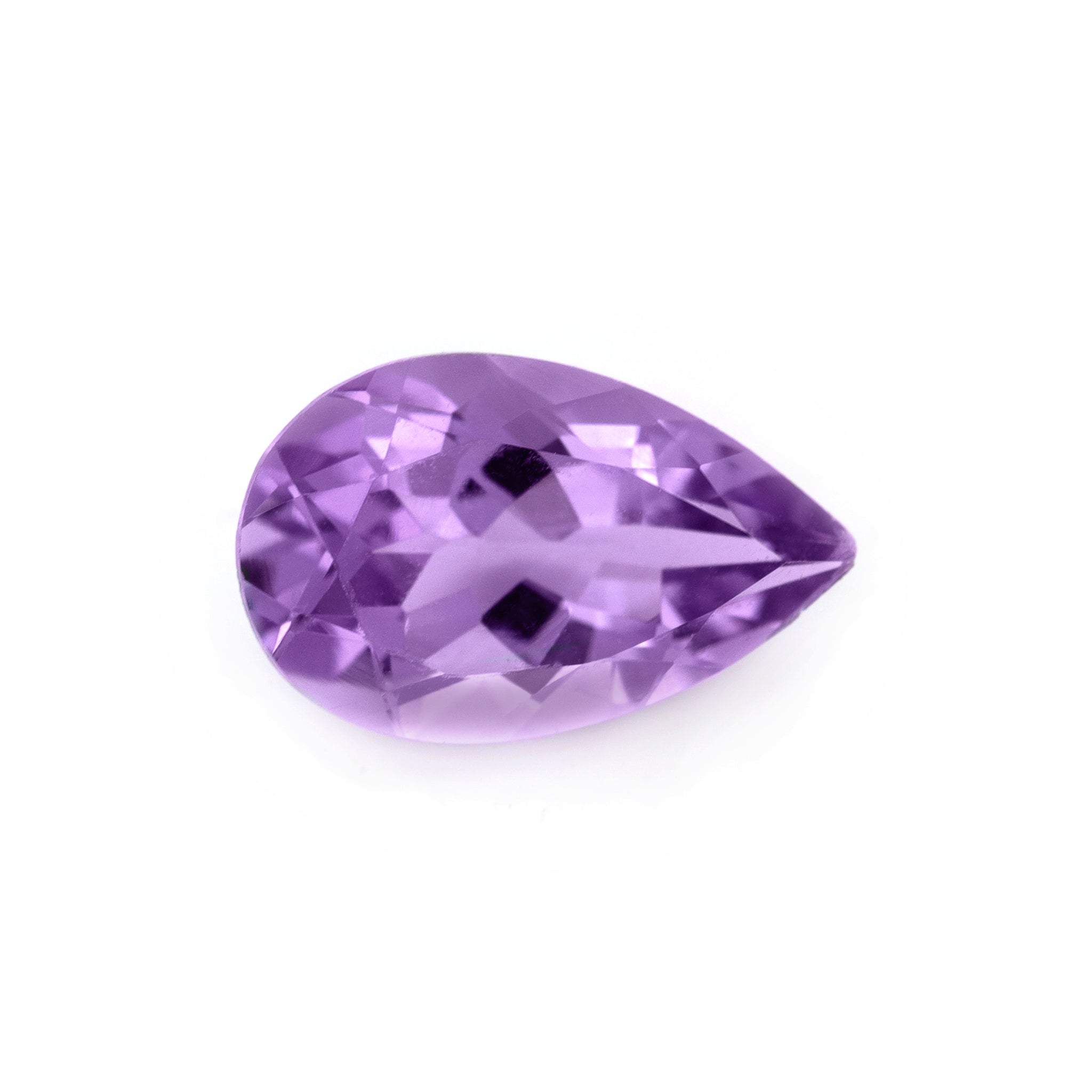 Amethyst pear facet