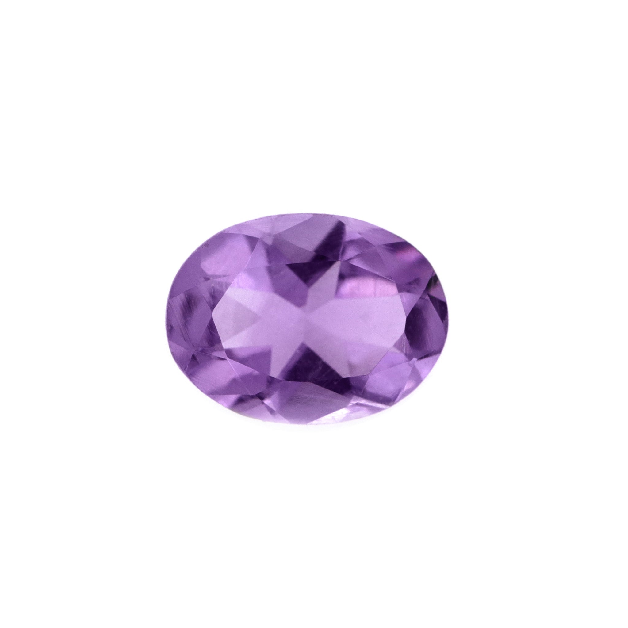 Amethyst oval facet