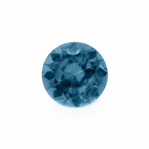 Blue sapphire facet