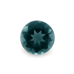 Blue tourmaline facet