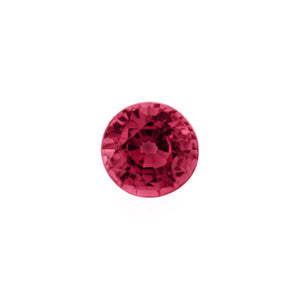 Pink spinel facet
