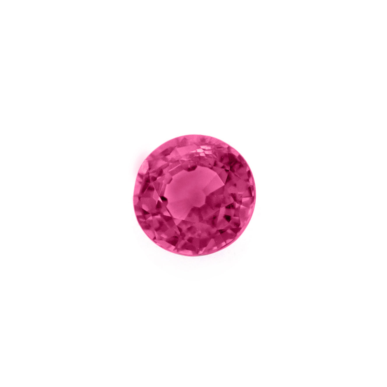 Pink spinel facet