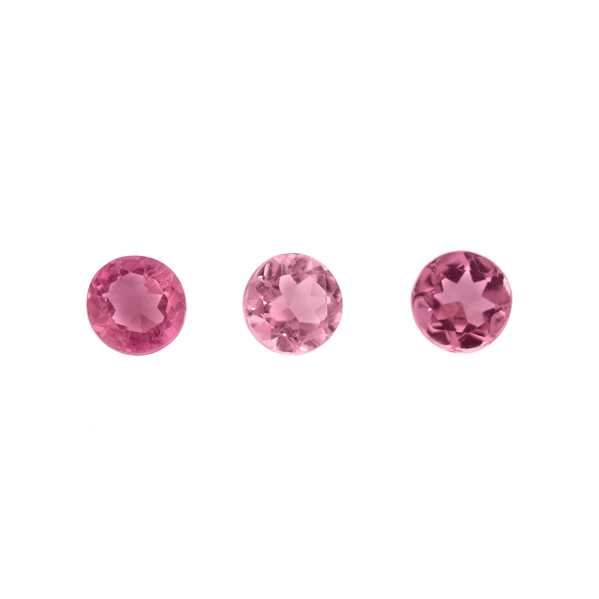 Pink spinel facet