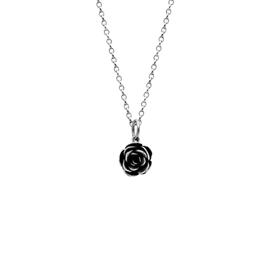 Rose charm pendant - medium - READY TO WEAR