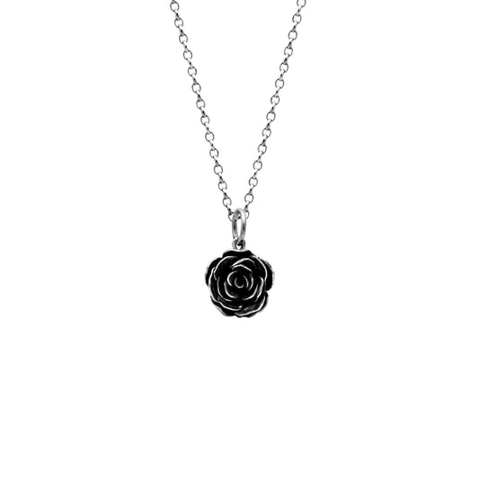 Rose charm pendant - large