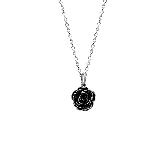 Rose charm pendant - large - READY TO WEAR