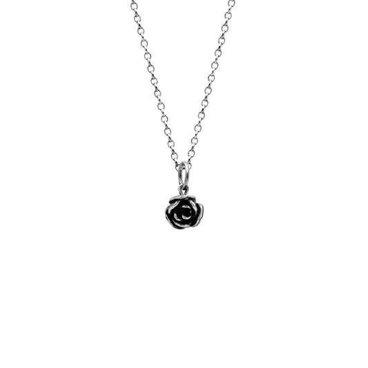 Rose charm pendant - small