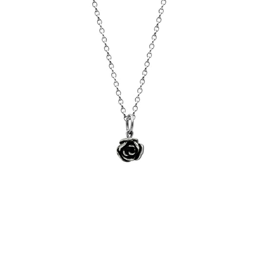 Rose charm pendant - small - READY TO WEAR