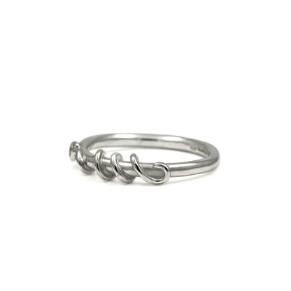 Tendril ring - silver - READY TO WEAR
