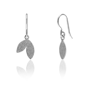 Spring earrings in sterling silver