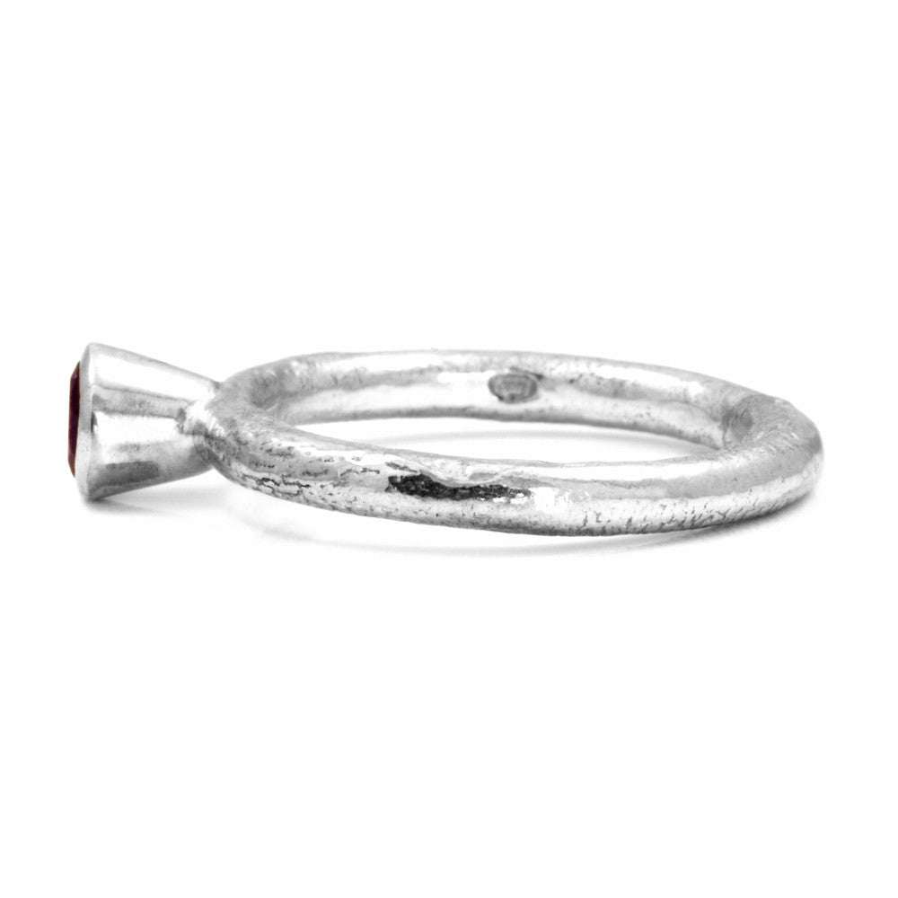 Twig and gemstone ring - large