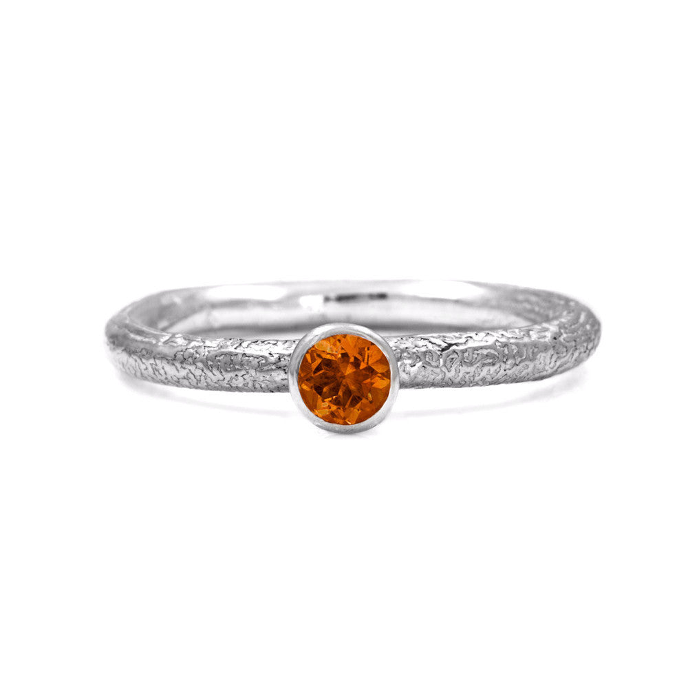 Twig and gemstone ring - large