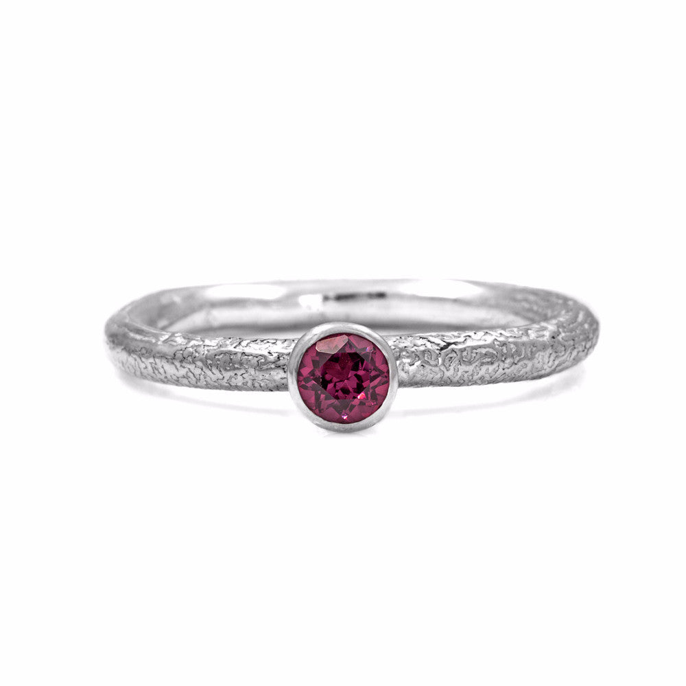Twig and gemstone ring - large
